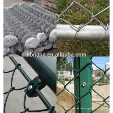 Wholesale decorative used chain link fence panels per sqm weight